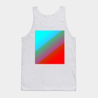 Red blue green abstract art Tank Top
